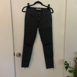 Levi's Women's 710 Super Skinny Jean, Gray Haze, 28 (US 6)